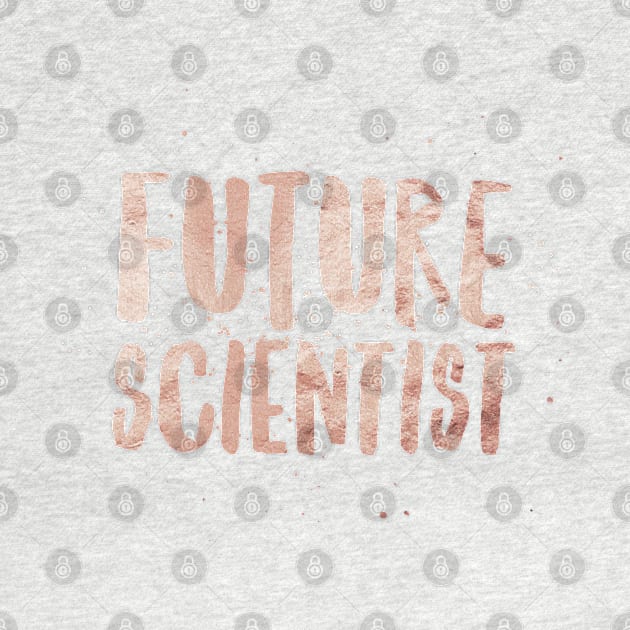 Girl Future Scientist Print Dark Pink by AstroGearStore